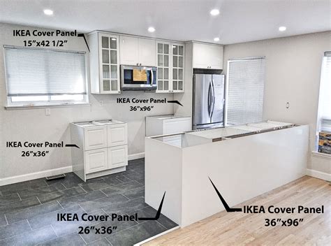 ikea kitchen cabinet side panels